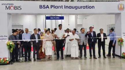ஸ்ரீபெரும்புதூர்: இருங்காடு கோட்டையில் மின்சார வாகன மின் கால அமைப்பு ஒரு கூட்டல் தொழிற்சாலையை அமைச்சர்கள் திறந்து வைத்தனர்