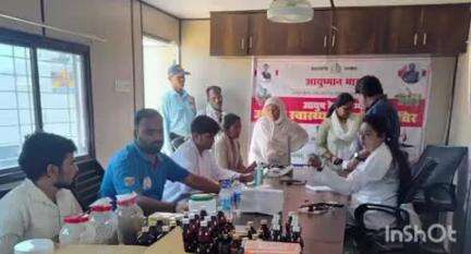 चांदवा: हिंडाल्को इंडस्ट्रीज चकला कोल माइंस ने आयोजित किया आयुर्वेद चिकित्सा शिविर