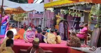 औसा: श्री लक्ष्मी नरसिंह मूर्तीची औसा शहरातून नगर प्रदक्षिणा काढली दिंडी, दिवसभर विविध कार्यक्रमाचे आयोजन