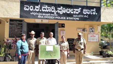 ಚನ್ನಪಟ್ಟಣ: ಮನೆಗಳ್ಳತನ ಮಾಡಿದ್ದ ಆರೋಪಿ ಬಂಧಿಸಿದ ಎಂ.ಕೆ ದೊಡ್ಡಿ ಪೊಲೀಸರು