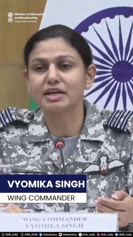 Wing Commander Vyomika Singh informed the media that an air defence system in Lahore has been neutralised.