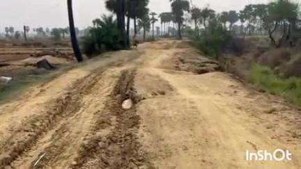 कोंच: इसमाइलपुर प्रधाना मार्ग के लिंक पथ हसनपुर बरई की हालत जर्जर, ग्रामीणों ने की निर्माण कराने की मांग #jansamasya