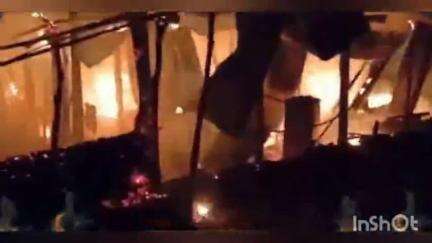 दर्यापूर: चंद्रपूर येथील राहत्या घराला लागली आग;आगी मध्ये जीवनावश्यक वस्तू जळून खाक