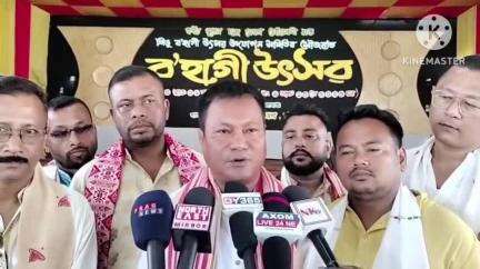 মাৰ্ঘেৰিটা: মুখ্যমন্ত্ৰীৰ আহ্বানৰ পাছতে  লিডু বহাগী উৎসৱ উদযাপন সমিতিৰ সৌজন্যত লিডু ৰেলৱে ৰংগমঞ্চত হবলগীয়া বহাগী উৎসৱ বাতিল
