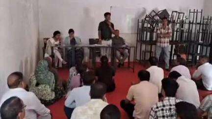 बारां: राजकीय उच्च माध्यमिक विद्यालय मांगरोल में नागरिक सुरक्षा एवं आपदा राहत का प्रशिक्षण आयोजित किया गया