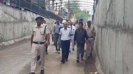 गंगधार: चौमहला रेलवे स्टेशन का निरीक्षण कोटा मंडल रेलवे के डीआरएम ने किया