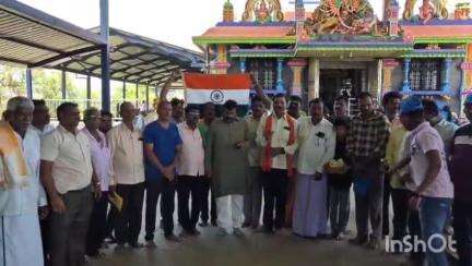 ಹಿರೇಕೆರೂರು: ದೇಶದ ಯೋಧರ ಒಳತಿಗಾಗಿ ಪ್ರಾರ್ಥಿಸಿ ಪಟ್ಟಣದ ದುರ್ಗಾದೇವಿ ದೇವಸ್ಥಾನದಲ್ಲಿ ವಿಜಯ ಸಿದ್ಧಿ ಪೂಜೆ #OperationSindoor