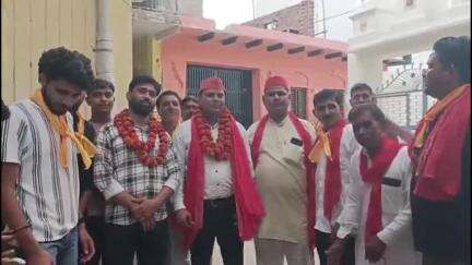 गोवर्धन: समाजवादी पार्टी युवा मोर्चा के जिलाध्यक्ष बने कृष्ण मुरारी मैथिल