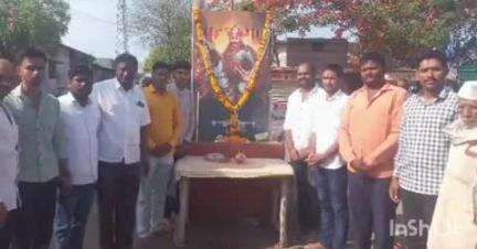 औसा: आलमला येथे वीर शिरोमणी महाराणा प्रतापसिंह  यांची जयंती उत्साहात साजरी
