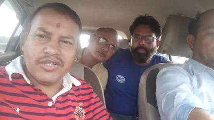 पीड़ित कि मदद विनय बिहारी के द्वारा