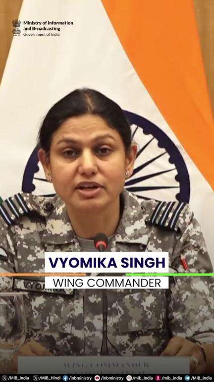 Wing Commander Vyomika Singh assured that the Indian Air Force is constantly demonstrating considerable restraint
