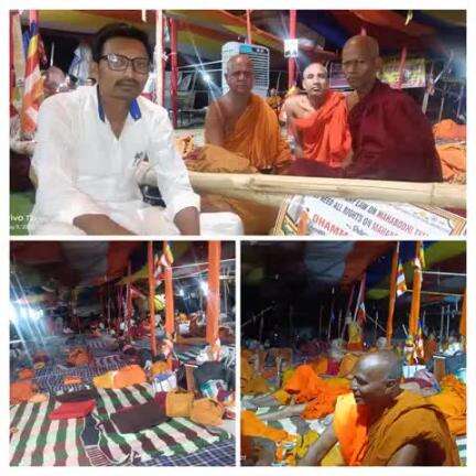 बोधगया धरना स्थल पर
संघर्ष जारी... महाबोधि हमारी विरासत 
#mahabodhimuktiandolan