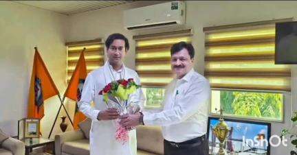 राघोगढ़: MLA जयवर्धन सिंह ने NFL विजयपुर के कार्यकारी निदेशक और उप महाप्रबंधक से की मुलाकात, कई विषयों पर हुई चर्चा