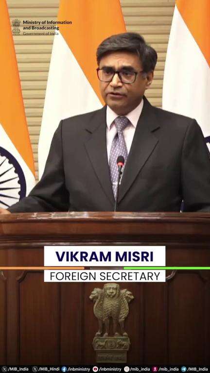 Foreign Secretary Vikram Misri stated that history shows only Pakistan could come up with the deranged fantasy