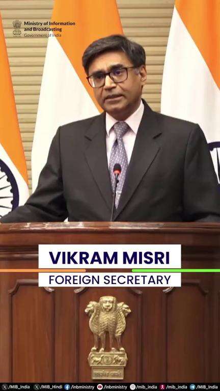 Foreign Secretary Vikram Misri said that Indian Armed Forces responded proportionately, adequately, and responsibly