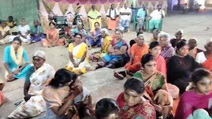 வேடசந்தூர்: கேத்தம்பட்டியில் கொங்கு குழுவினரின் வள்ளி கும்மி நடனம்