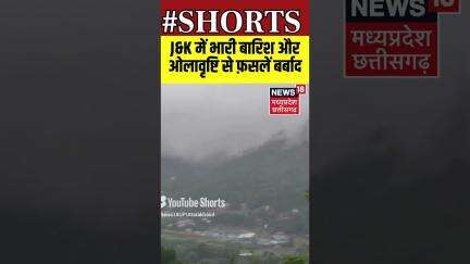 SHORTS : J&K में भारी बारिश और ओलावृष्टि से फ़सलें बर्बाद | Jammu Kashmir | Weather | Monsoon | N18S