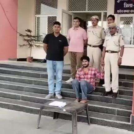 राजगढ़: राजगढ़ थाना पुलिस ने दिल्ली-मुंबई एक्सप्रेस वे पर टॉलकर्मियों पर जानलेवा हमले के 25 हजार के ईनामी आरोपी को गिरफ्तार किया