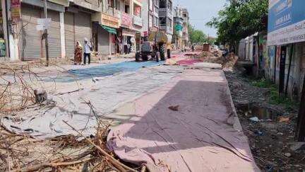 धुळे: ‘पब्लिक ॲप’च्या बातमीनंतर तहसील समोरील रस्त्याचे काम पूर्ण; नागरिकांत समाधान #Jansamasya