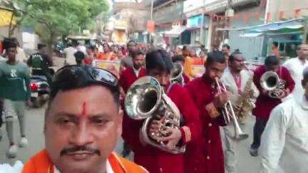 महारानी अहिल्याबाई होल्कर विचार मंच गयाजी के द्वारा महारानी अहिल्याबाई जी की 300वीं जयंती पर निकाला गया भव्य शोभायात्रा।