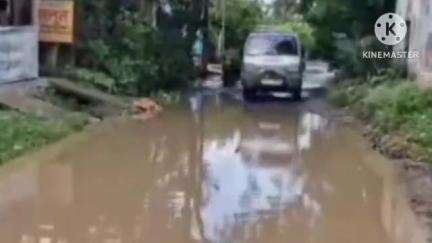 ইন্দাস: ইন্দাস রেলস্টেশন থেকে চেকপোস্ট যাওয়ার রাস্তা বেহাল, ফলে সমস্যায় স্থানীয়রা #jansamasya