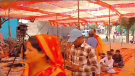 छिबरामऊ: छिबरामऊ क्षेत्र के द्वारिकापुरी गांव में श्रीमद् भागवत कथा का आयोजन, कथा व्यास लक्ष्मी शास्त्री का किया गया सम्मान