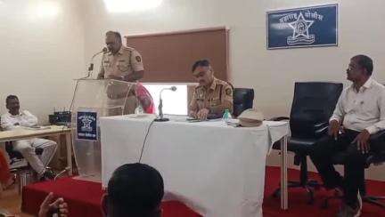 सातारा: शिवतेज हॉल येथे सेवानिवृत्त पोलीस अधिकारी-कर्मचाऱ्यांचा निरोप समारंभ पोलीस अधीक्षक तुषार दोषी यांच्या उपस्थितीत पार पडला