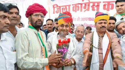बूंदी: कांग्रेस जिलाध्यक्ष सीएल प्रेमी के नेतृत्व में बूंदी में गोविंद डोटासरा व नेता प्रतिपक्ष टीकाराम जूली का किया गया स्वागत