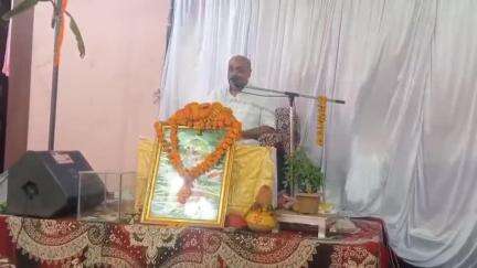 बुरहानपुर नगर: बुरहानपुर: सीलमपुरा में नवचंडी माता मंदिर समिति द्वारा श्रीमद् भागवत कथा का आयोजन, बड़ी संख्या में भक्त शामिल