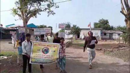 बड़वाह: बड़वाह: स्वास्थ्य विभाग ने मलेरिया के प्रति जागरूकता के लिए ग्राम अरोदा में निकाली रैली
