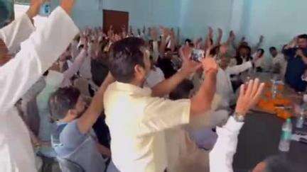 बुलंदशहर: नगर के बाईपास तिराहा स्थित जिला कांग्रेस कार्यालय में आयोजित हुई महत्वपूर्ण बैठक