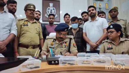 उरई: उरई कोतवाली पुलिस ने शहर के 7 जगहों पर लाखों रुपए की चोरी करने वाले आरोपी को किया गिरफ्तार, पुलिस अधीक्षक ने किया खुलासा