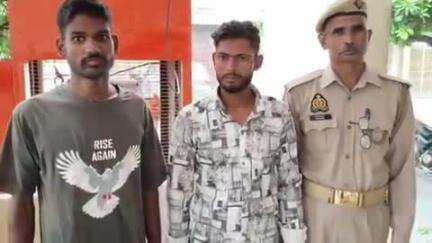 थाना खानपुर क्षेत्र के ग्राम जवासा में जमीनी विवाद को लेकर झगड़ा कर रहे 2 युवकों को पुलिस ने किया गिरफ्तार