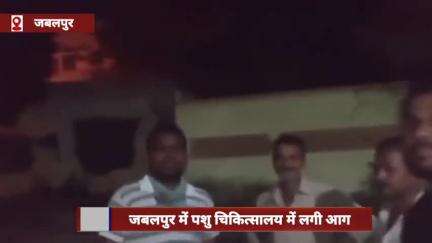 जबलपुर: पशु चिकित्सालय में आग, लाखों की दवाइयां जलकर खाक