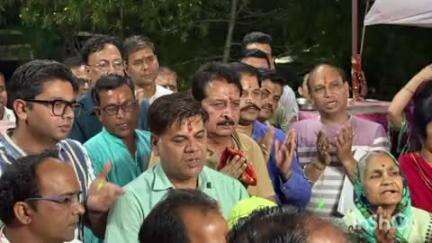 बारां: कोटा रोड न्यू सिविल लाइंस में हनुमान मंदिर पर हुए संगीतमय सुंदरकांड में एडीएम दीवांशु शर्मा पहुंचे