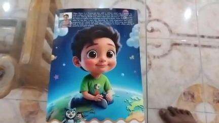 बालाघाट: बालाघाट के 10 वर्षीय विहान रूसिया ने लिखी 'अ बर्थ गिफ्ट फॉर अर्थ' किताब