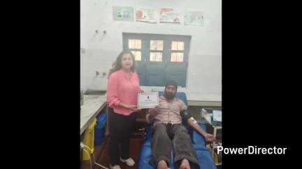 नाहन: ड्रॉप्स ऑफ़ होप ने मई माह में 40 यूनिट रक्त कराया उपलब्ध: ईशान राव