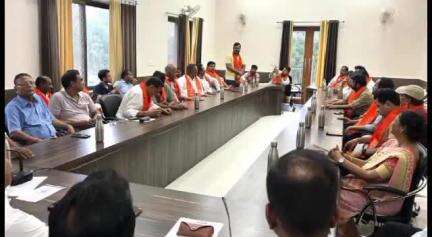 जोधपुर: बासनी स्थित लघु उद्योग भारती भवन के सभागार में जोधपुर प्रांत कार्यकारिणी की बैठक हुई आयोजित
