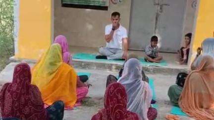 कोटड़ी: आकोला में अंतर्राष्ट्रीय योग दिवस की तैयारी जोर-शोर से चल रही है