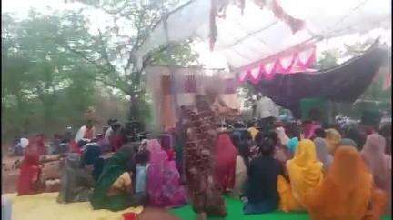 निवाड़ी: राजापुर ग्राम में भागवत कथा में कृष्ण भजनों पर झूमे भक्त, 4 जून को होगा भंडारा