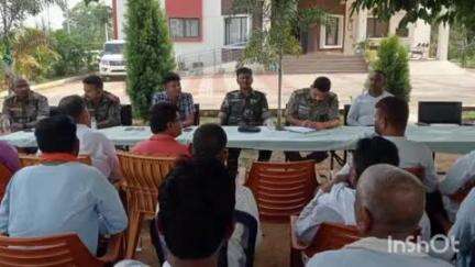 बरियातु: बकरीद पर्व को लेकर बारियातू थाना में शांति समिति की बैठक संपन्न