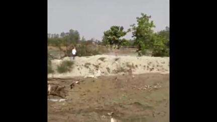 बेल्थरा रोड: फरसाटार गांव में नहर टूटने से किसानों के खेत हुए जलमग्न, धान की रोपाई पर पड़ेगा असर