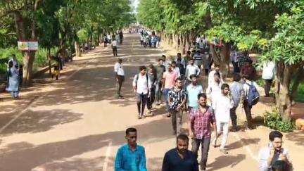 సూరంపాలెం ఆదిత్య యూనివర్సిటీలో ప్రశాంతంగా ముగిసిన పోలీస్ కానిస్టేబుల్ మెయిన్స్ పరీక్ష