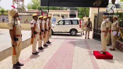 संगरिया: संगरिया पुलिस थाना का निरीक्षण जिला पुलिस अधीक्षक ने किया