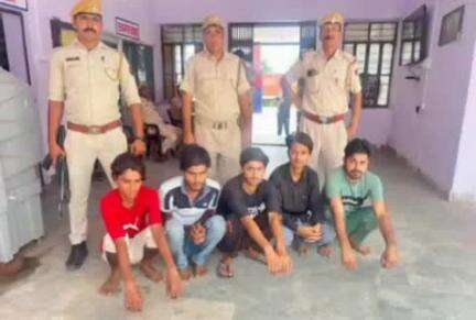 कामां: कामां पुलिस ने साइबर ठगी के मामले में 5 आरोपियों को किया गिरफ्तार