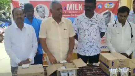 ಮಾಲೂರು: ಆರೋಗ್ಯವಂತ ಮನುಷ್ಯನಿಗೆ ಹಾಲು ಅತಿ ಮುಖ್ಯ: ಪಟ್ಟಣದಲ್ಲಿ ಶಾಸಕ ಕೆ. ವೈ ನಂಜೇಗೌಡ