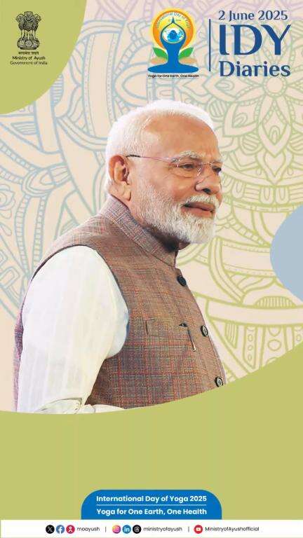 𝐈𝐃𝐘 𝐃𝐢𝐚𝐫𝐲 - A powerful daily video update leading up to International Day of Yoga 2025!