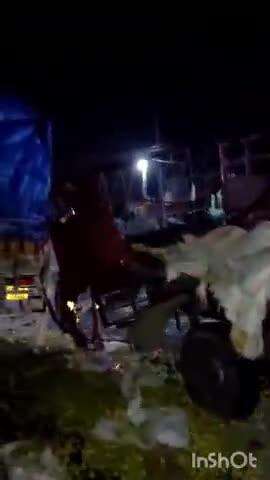 शिकारपुर: सलेमपुर थाना क्षेत्र में ट्रक और डीसीएम की टक्कर में डीसीएम चालक की हुई मौत