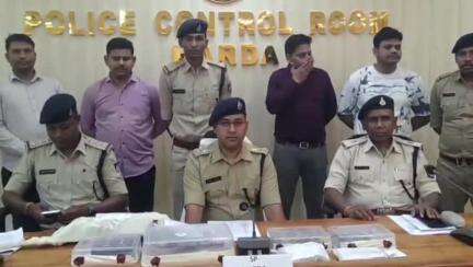 हरदा: हरदा पुलिस ने छीपानेर रोड स्थित पेट्रोल पंप लूटने की तैयारी कर रहे डकैत गिरोह का पर्दाफाश किया