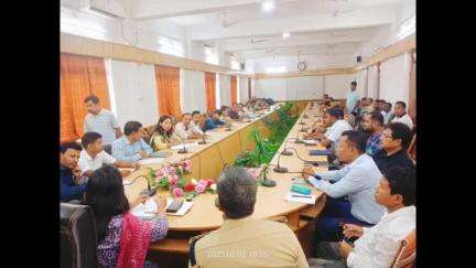 খোয়াই: দুর্যোগ মোকাবিলার বিভিন্ন বিষয় নিয়ে খোয়াই মহকুমা শাসক কার্যালয়ে গুরুত্বপূর্ণ বৈঠক আয়োজিত